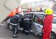 FOTO | Accident în Cluj-Napoca! Două persoane au fost rănite după ce o maşină a intrat pe contrasens