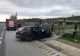 FOTO | Accident: două persoane rănite pe DN1C după explozia unui pneu
