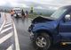 FOTO | Accident la intrare în Cluj: impact violent între două autoturisme, o persoană rănită