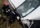 FOTO | Accident la ieşire din Cluj! Un bărbat a fost rănit după ce o maşină s-a oprit în şanţ