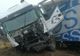 Un TIR s-a răsturnat pe raza localităţii Copăceni. Şoferul ar fi adormit la volan