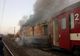 Locomotiva trenului Cluj-Viena a luat foc
