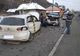 FOTO | Accident frontal cu două maşini în Dej! Trei oameni au ajuns la spital