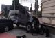 FOTO | Grav accident în centrul Clujului! Impact violent între o dubă a Jandarmeriei şi un autoturism