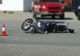 Accident cu un autoturism şi un motociclu! Un tânăr de 24 de ani a ajuns la spital