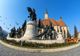 Un bărbat din Satu Mare a vandalizat statuia lui Matei Corvin din Cluj-Napoca