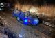 Un minor de 16 ani s-a răsturnat cu maşina pe calea ferată pe DN1E60 între Cluj şi Oradea (FOTO)