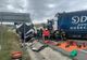 Grav accident lângă Cluj-Napoca! Impact între două autocamioane și un autoturism (FOTO)