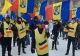 CEFERIȘTII PROTESTEAZĂ ÎN FAȚA MINISTERULUI TRANSPORTURILOR